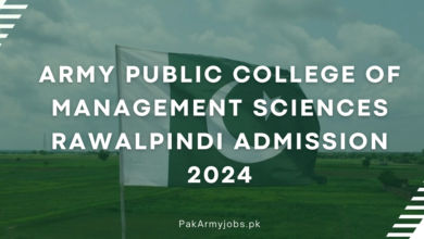 Army Public College of Management Sciences Rawalpindi Admission 2024