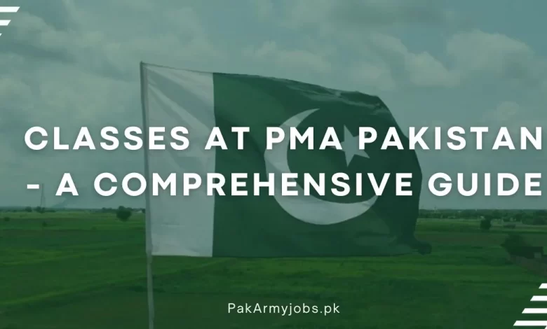 Classes at PMA Pakistan - A Comprehensive Guide