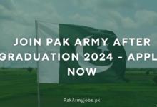 Join Pak Army After Graduation