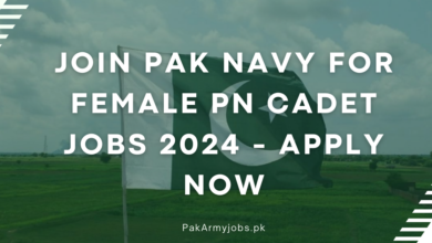 Join Pak Navy for Female PN Cadet Jobs