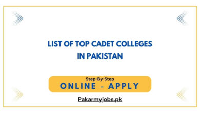 List Of Top Cadet Colleges In Pakistan