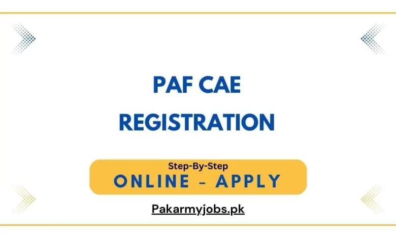 PAF CAE Registration