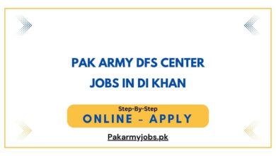 Pak Army DFS Center Jobs in DI Khan