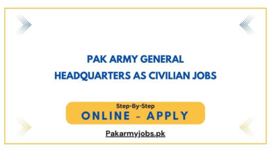 Pak Army General Headquarters as Civilian Jobs