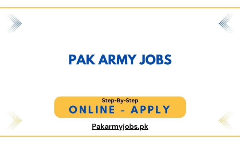 Pak Army Jobs