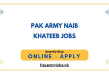 Pak Army Naib Khateeb Jobs