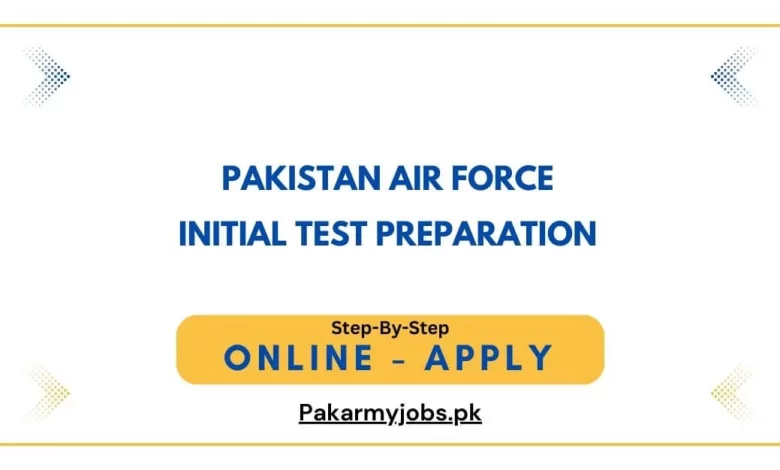 Pakistan Air Force Initial Test Preparation