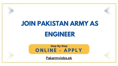 Join Pakistan Army as Engineer