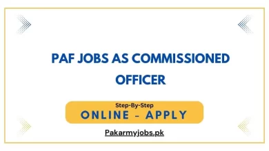 PAF Jobs as Commissioned Officer