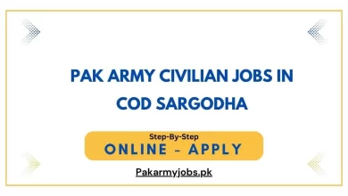 Pak Army Civilian Jobs in COD Sargodha